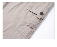 Pantalones Cortos Deportivos para Hombres CHAIFENKO Algodón Ligero y Versátil con Múltiples Bolsillos Moda de Verano Casual - details 12