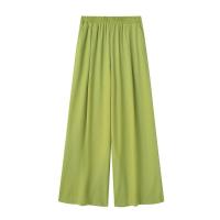Conjunto de 2 Piezas para Mujer OUWU Pantalones de Pierna Ancha con Bolsillo y Pliegues - details 7