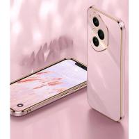 Teléfono con borde dorado para Honor400 400 Lite 300 Pro 200 100 Honor Power GT, funda chapada de silicona suave - details 1