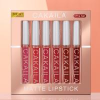 Juego de brillo de Labios mate de 6 piezas, Barras de Labios Antiadherentes, Resistentes al Agua y de Larga Duración - details 12