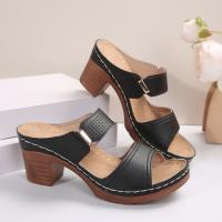 Zapatillas de verano para mujer, zapatos de tacón alto. - details 4