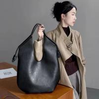 Bolso de nicho minimalista tote high sense 2025 verano nuevo gran capacidad de viaje hombro axila bolsa grande - details 2