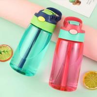 Botella de Agua Portátil de 480ml con Pajita para Niñas Ideal para Gimnasio, Deportes, Fitness - details 2