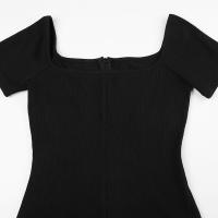 BUNO-mono informal para correr, peleles ajustados, color negro liso, sin mangas, cuello alto, monos deportivos para Fitness, trajes básicos que combinan con todo - details 28