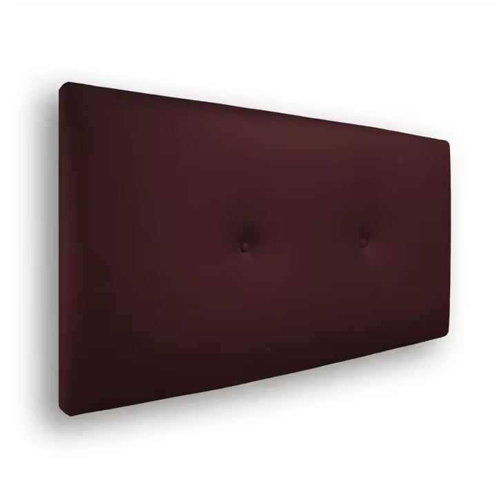 Silvi Tapizado, Estructura Madera, Hilera Botones Estilo Moderno - Fácil Instalación, Acolchado Confort – 150 cm, Polipiel Blanco - 1