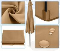 Tela de Paraguas UV30+ 295cm, 8 Huesos Paraguas de Reemplazo Impermeable para Patio y Jardín - details 3