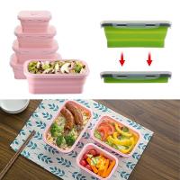 Cajas de Picnic para el hogar y la cocina, contenedor de alimentos de silicona, cuenco plegable, fiambrera plegable - details 6