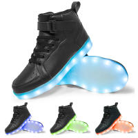 Zapatillas de tenis con luces LED para niños, zapatos de alta calidad con cargador USB, zapatillas luminosas de moda para niños - details 20