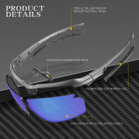 Gafas de Ciclismo Polarizadas KAPVOE Gafas de Sol Deportivas con Lentes Ajustables para Hombres y Mujeres Marco de Plástico UV Protectivo Marca China - details 3