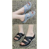 Verano 2025 sandalias dulces atmósfera de moda para mujer comercio exterior zapatillas de plataforma de gran tamaño zapatos de playa - details 3