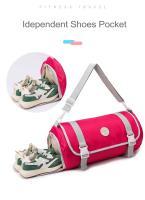Mochila de Viaje de Lona Unisex Gimnasio con Compartimento para Zapatos - details 4