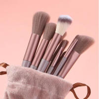 Set de 13 Pinceles de Mezcla de Belleza Pinceles de Cosméticos Suaves y Mascavados para Sombra de Ojos y Cejas - details 1