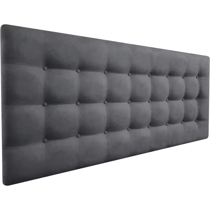 Cabecero de Cama -Cabezal tapizado Acolchado en Tejido Antimanchas-Cabeceros Matrimonio Premium - 1