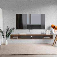 Soporte de TV de Madera Flotante Estante de Pared para TV Mueble de Madera para TV Colgante - details 14
