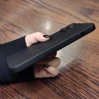 Magsafe-funda magnética negra de lujo para iPhone, protector de lente antideslizante mate de silicona suave, 16, 15, 14, 13, 12, 11 Pro Max Plus - details 8