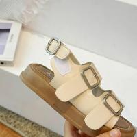 Zapatillas Informales para Niños con Cordón Zapatos de Playa de Cuero con Punta Abierta - details 14