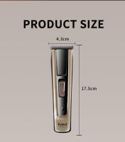 Kemei-cortadora de pelo eléctrica para hombre, afeitadora recargable, profesional, para Barbero y barba - details 7