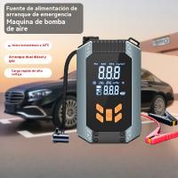 Inflador de Neumáticos, Compresor de Aire Portátil para Neumáticos de Coche, Bomba de Aire Inalámbrica 150 PSI, Bomba de Aire Portátil para Neumáticos de Bicicleta con Pantalla LCD, Clip para Batería - details 7