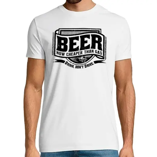 Cerveza - Beber, No Conducir Camisetas CERVEZA,Pack Regalo Camiseta Personalizada - 1