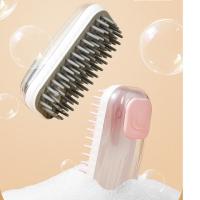 Cepillo de baño de silicona para mascotas, Gel de ducha recargable, depilación, cepillo de masaje para perros, mango ergonómico, peine de aseo para gatos de doble uso en seco y húmedo - details 1