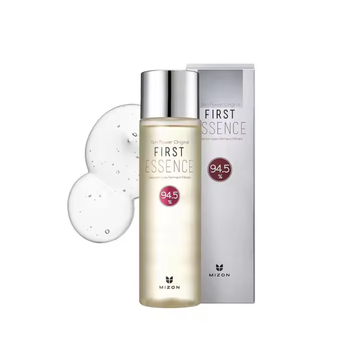 MIZON Power Original First Essence 94.5% Galactomyces Fermented Bean Filter Booster para la piel coreana hidratante, exfoliante, - 1