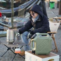 Contenedor de almacenamiento de agua portátil, doble agarre, 12L, cubo para beber al aire libre, tanque de agua para acampar de gran capacidad a prueba de fugas - details 10
