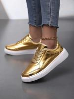 Zapatillas deportivas de moda para otoño 2024, zapatos planos informales transpirables y ligeros para exteriores con lentejuelas de suela gruesa para parejas - details 9