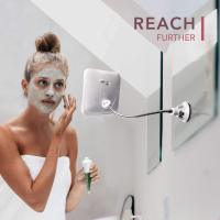 Espejo maquillaje con luz con Aumento de 10x/5x, potente Ventosa, Rotación de 360 ° para Baño y Viaje - details 4