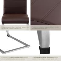 Juego de Sillas de Terciopelo Sillas de Comedor Ergonómicas Versátiles - details 40