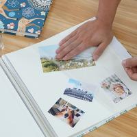 20 hojas/40 páginas película autoadhesiva álbum Diy 28x26cm película de alta capacidad cubierta DIY álbum de fotos hecho a mano INS - details 13
