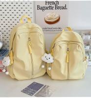 Mochila de viaje de gran capacidad, novedad de 2025, mochila escolar sencilla de Color sólido para estudiantes, Mochila deportiva, bolsa para ordenador - details 18