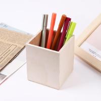 Simplicity-contenedor de lápices de oficina, organizador de oficina, papelería, soporte de madera para bolígrafos, caja de almacenamiento, portalápices - details 2