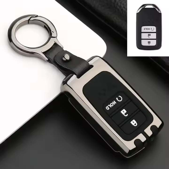 Funda de Llave de Coche Honda Civic Pilot Crider Fit Vezel Jazz Civic BRV BR-V HRV HR-V Shuttle Jade CRV CR-V O Motores - 1