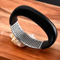Prensa de ajo de acero inoxidable Picadora manual Herramientas para picar Curva Fruta Vegetal Utensilios de cocina - details 2