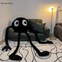 Almohada de Peluche Suave de Coal Negro con Patas Largas y Diseño de Dibujos Animados para Sofá de Casa y Cama de Coche Regalo de Anime - details 12