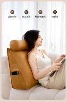Cabecero Triangular grande con funda extraíble, almohada de lectura, respaldo, soporte de posicionamiento, cojín de refuerzo, cuña, nuevo - details 1