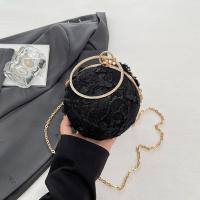 Bolso portátil para banquete de noche con bordado, bolso de mano con bola de encaje de gran capacidad, bolso de hombro, bolso cruzado, bolso de mano para mujer - details 21