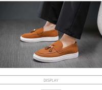 Zapatos Oxford de cuero de vestir de diseñador para hombre, puntiagudos y fáciles de usar, serie de zapatos casuales de talla grande - details 7