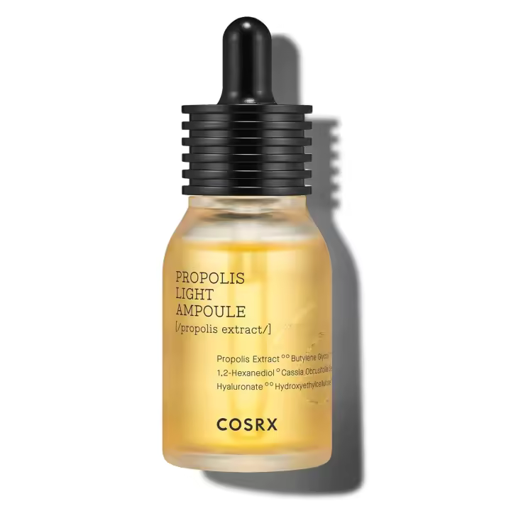 COSRX Ampolla de propóleo, suero potenciador del brillo para el rostro con 73,5% de extracto de propóleo, 1.01fl.oz/30ml, esencia hidratante para pieles sensibles, líneas finas, tono de piel desigual, cuidado de la piel coreano - 1