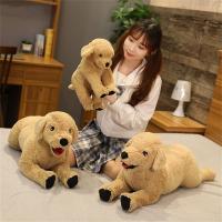Juguetes de peluche de animales, muñeco de peluche suave de 35/75CM, para cachorro, perro Labrador, Golden Retriever - details 0