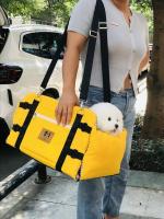Transportín de mascotas para perros y gatos, asiento de coche, protección de mascotas, intercapa de algodón y espuma de polietileno - details 1