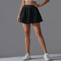 Falda de tenis de bádminton para mujer, interior, secado rápido, elasticidad, doble capa, yoga - details 9