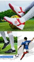 Zapatos de fútbol para hombres de interior, botines de fútbol profesionales para niños, botas de campo de fútbol antideslizantes, zapatillas de deporte antideslizantes para partido rápido - details 3