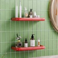 Estante de almacenamiento para baño de dopamina, estante de almacenamiento para colgar en la pared, drenable, organizador de artículos de tocador resistente y duradero - details 1