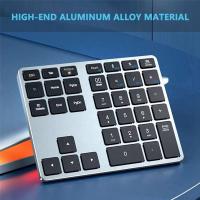 Teclado numérico inalámbrico Bluetooth, almohadilla delgada portátil para ordenador portátil, Mac,PC, escritorio, 35 teclas, 2 uds. - details 3