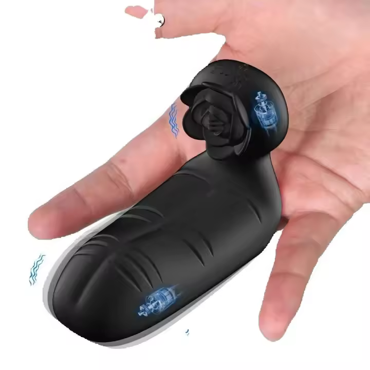 Vibrador de Dedos para Mujer 10 Modos para Exploración de Clítoris y Punto G - 1