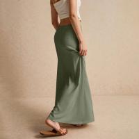 Vacaciones Verano Maxi Cordón Cintura baja A e Faldas casuales Falda larga ajustada Playa Ropa de mujer - details 30