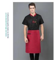 Delantal de Chef especial para hombre, ropa de cocina para hotel, restaurante, parte trasera, media longitud, corto, limpieza del hogar - details 10