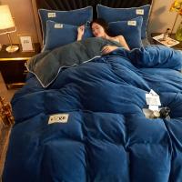 Cubierta de Edredón de Terciopelo de Invierno Suave y Cálido para Dormitorio Doble con Diseño de Pelo Tamaño 150 220x240 para Cama de Pareja - details 23