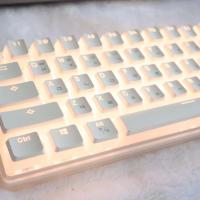 Korean Pudding Keycap Transparent Set PBT Shine Through Backlit Keycaps OEM Profile For MX Switch nical Keyboard - details 3